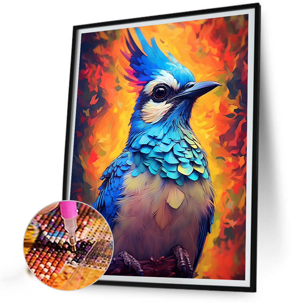 Bluebird - Full Round Drill Diamond Painting 40*50CM