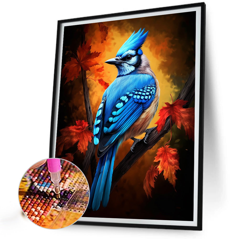 Bluebird - Full Round Drill Diamond Painting 40*50CM