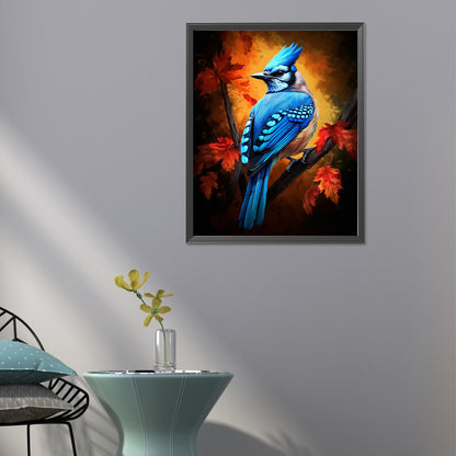 Bluebird - Full Round Drill Diamond Painting 40*50CM