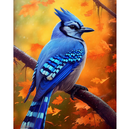 Bluebird - Full Round Drill Diamond Painting 40*50CM