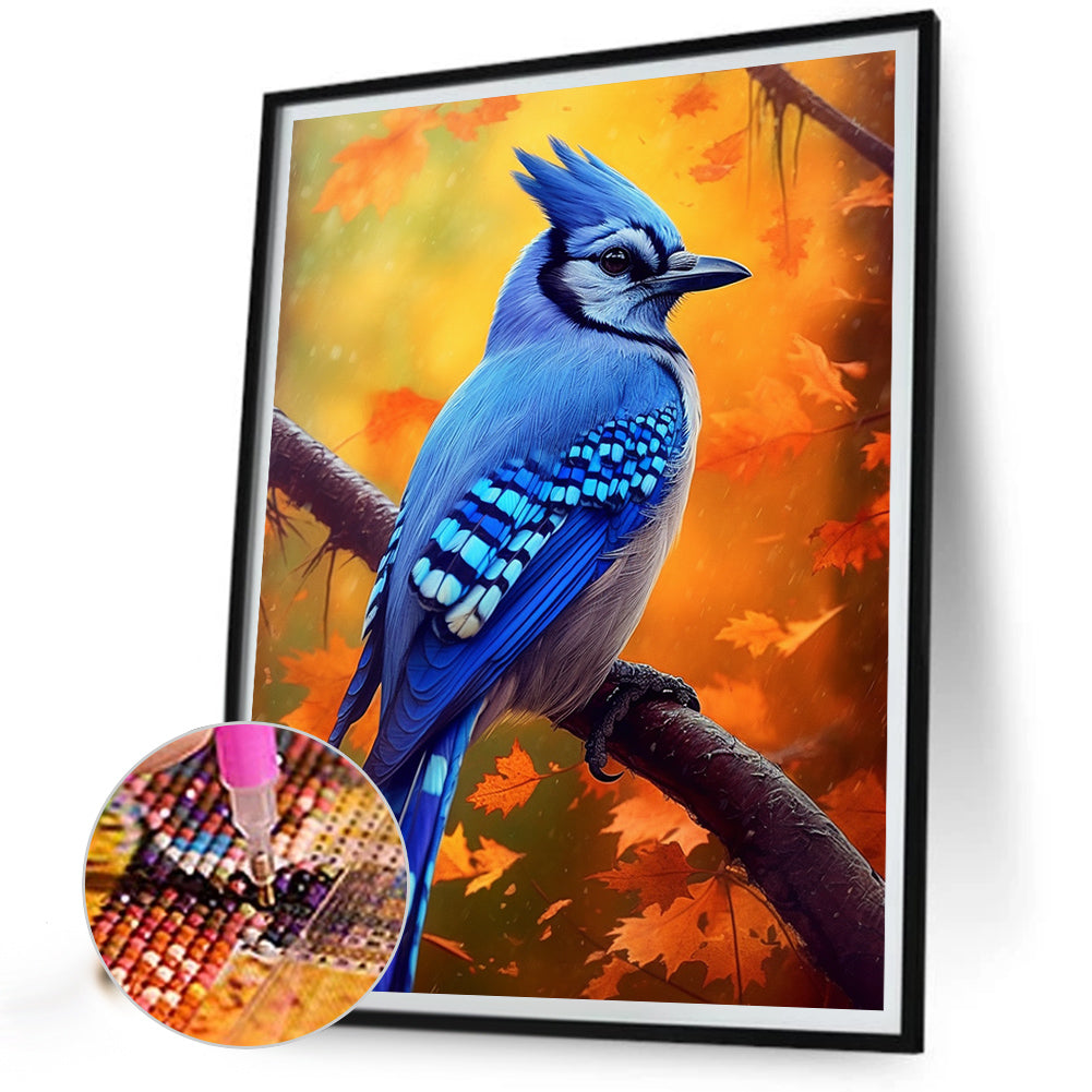 Bluebird - Full Round Drill Diamond Painting 40*50CM