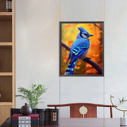 Bluebird - Full Round Drill Diamond Painting 40*50CM