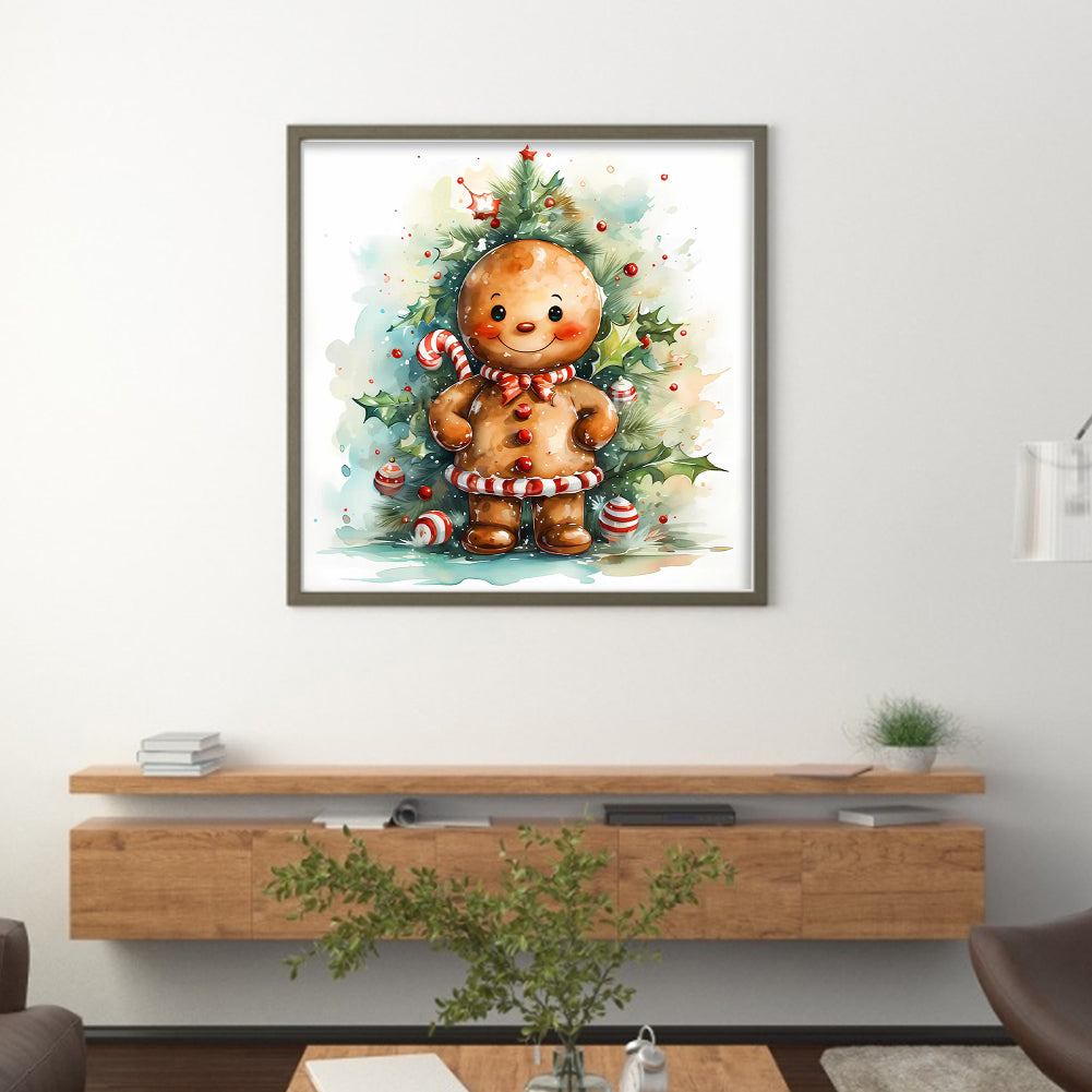 Christmas Tree - 11CT Stamped Cross Stitch 50*50CM