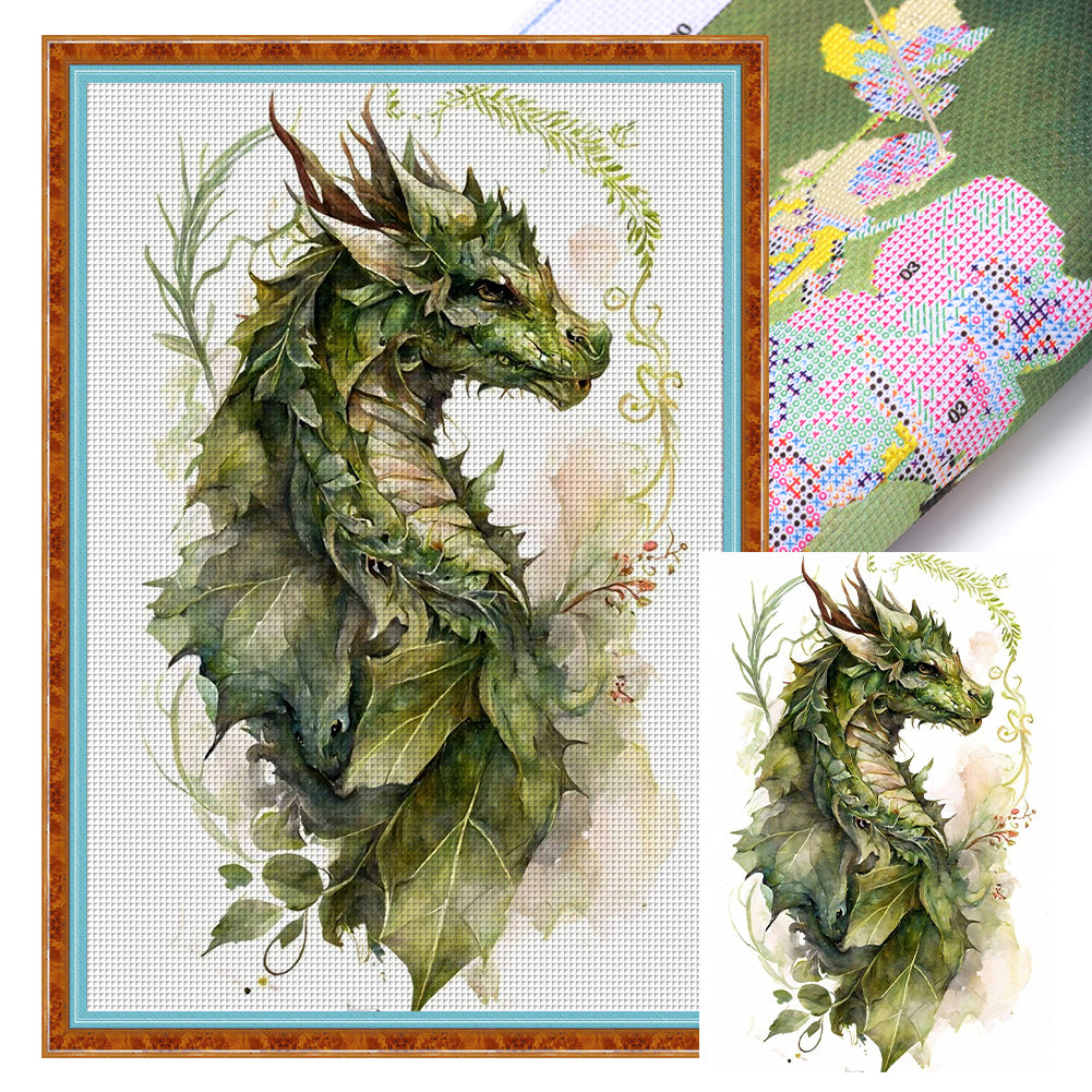 Dragon - 11CT Stamped Cross Stitch 50*70CM