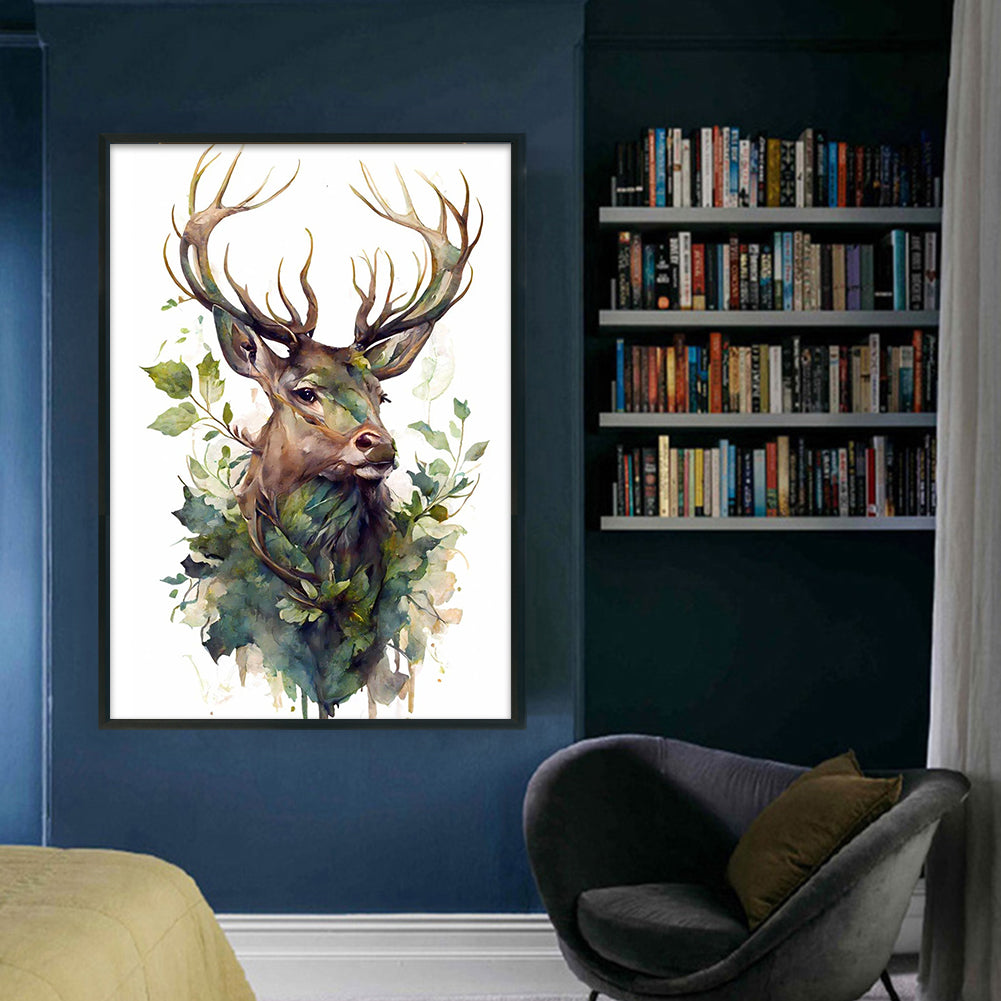 Elk - 11CT Stamped Cross Stitch 50*70CM