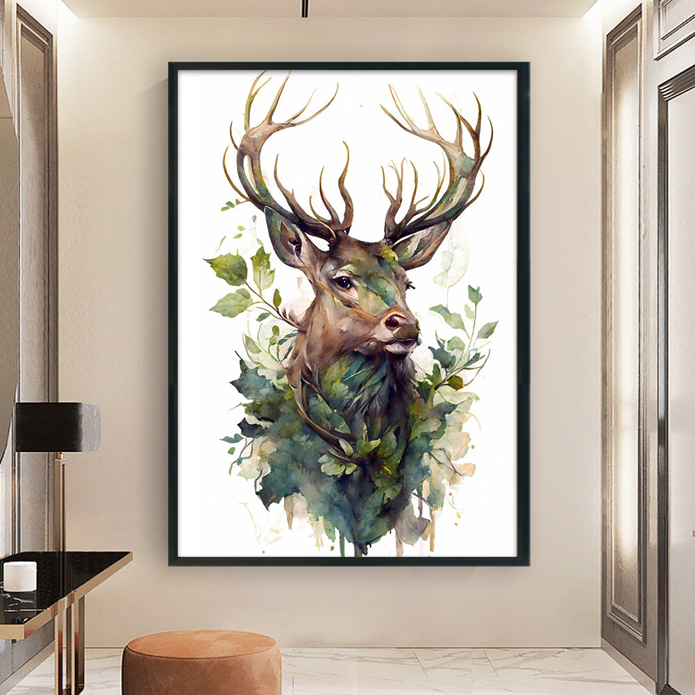 Elk - 11CT Stamped Cross Stitch 50*70CM