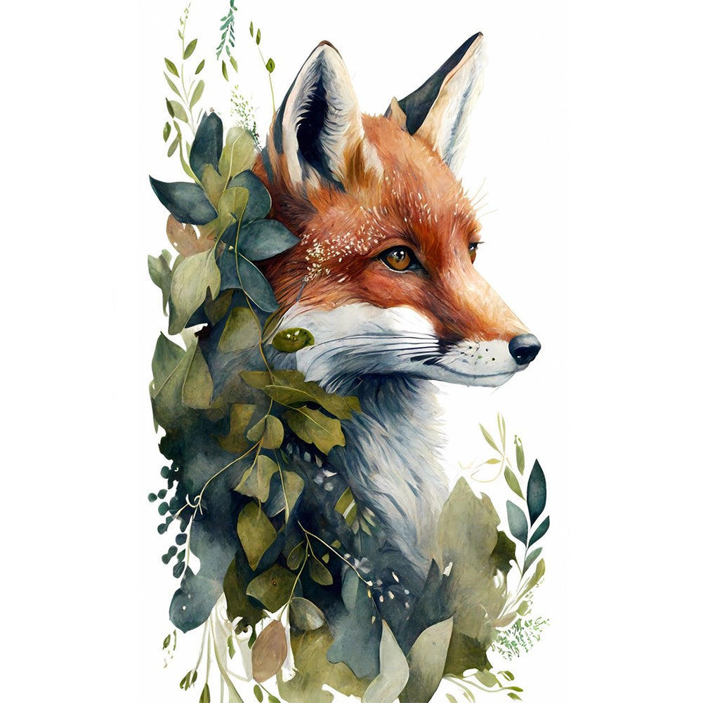 Fox - 11CT Stamped Cross Stitch 50*70CM