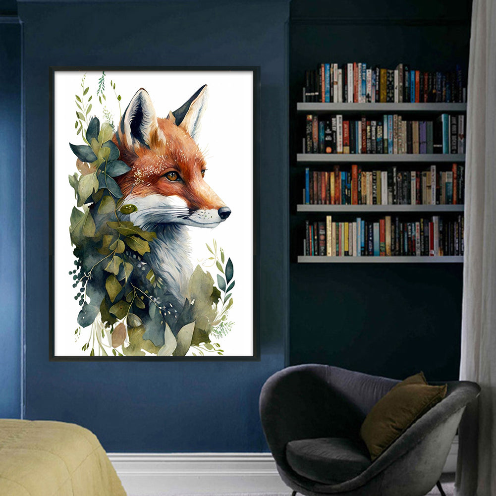 Fox - 11CT Stamped Cross Stitch 50*70CM