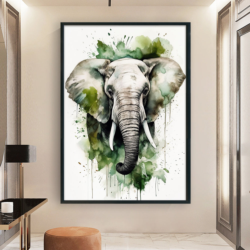 Elephant - 11CT Stamped Cross Stitch 50*70CM