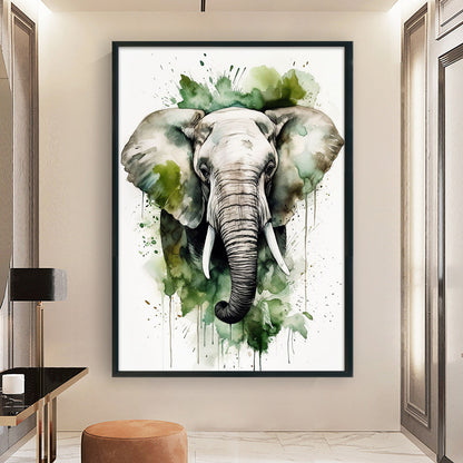Elephant - 11CT Stamped Cross Stitch 50*70CM