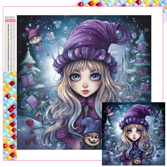 Gift Girl - Full Square Drill Diamond Painting 40*40CM