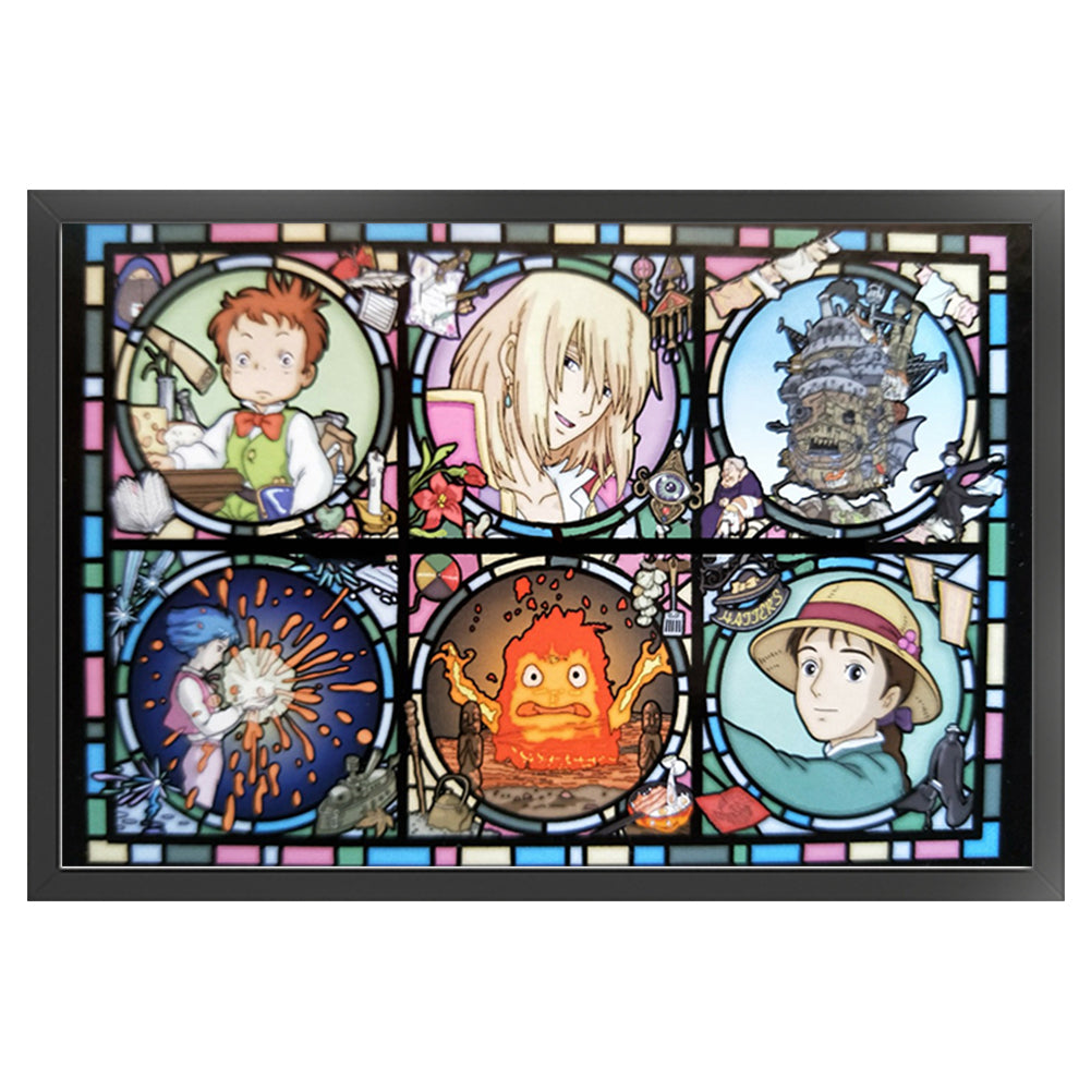 Howl'S Moving Castle - 11CT Stamped Cross Stitch 60*40CM