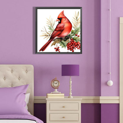 Nordic Cardinal - Full Round Drill Diamond Painting 40*40CM
