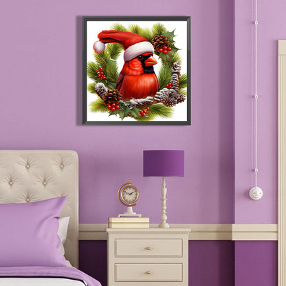 Nordic Cardinal - Full Round Drill Diamond Painting 40*40CM