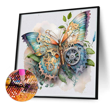 Mechanical Butterfly - Full Round Drill Diamond Painting 40*40CM