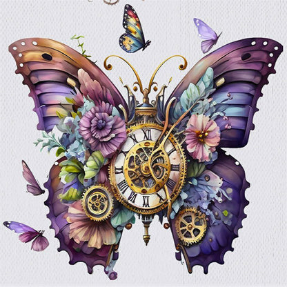 Mechanical Butterfly - Full Round Drill Diamond Painting 40*40CM