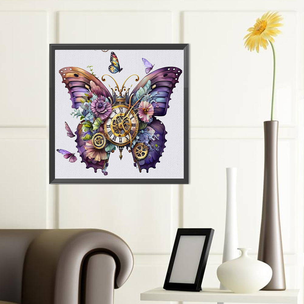 Mechanical Butterfly - Full Round Drill Diamond Painting 40*40CM