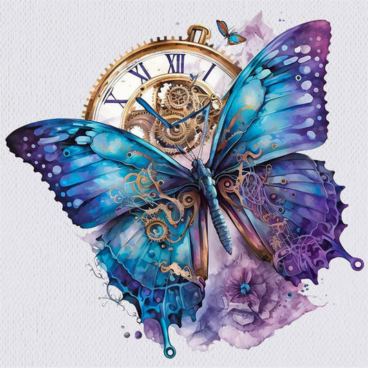 Mechanical Butterfly - Full Round Drill Diamond Painting 40*40CM