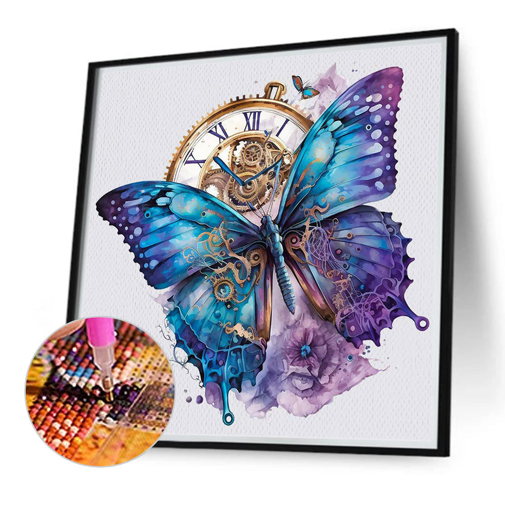 Mechanical Butterfly - Full Round Drill Diamond Painting 40*40CM