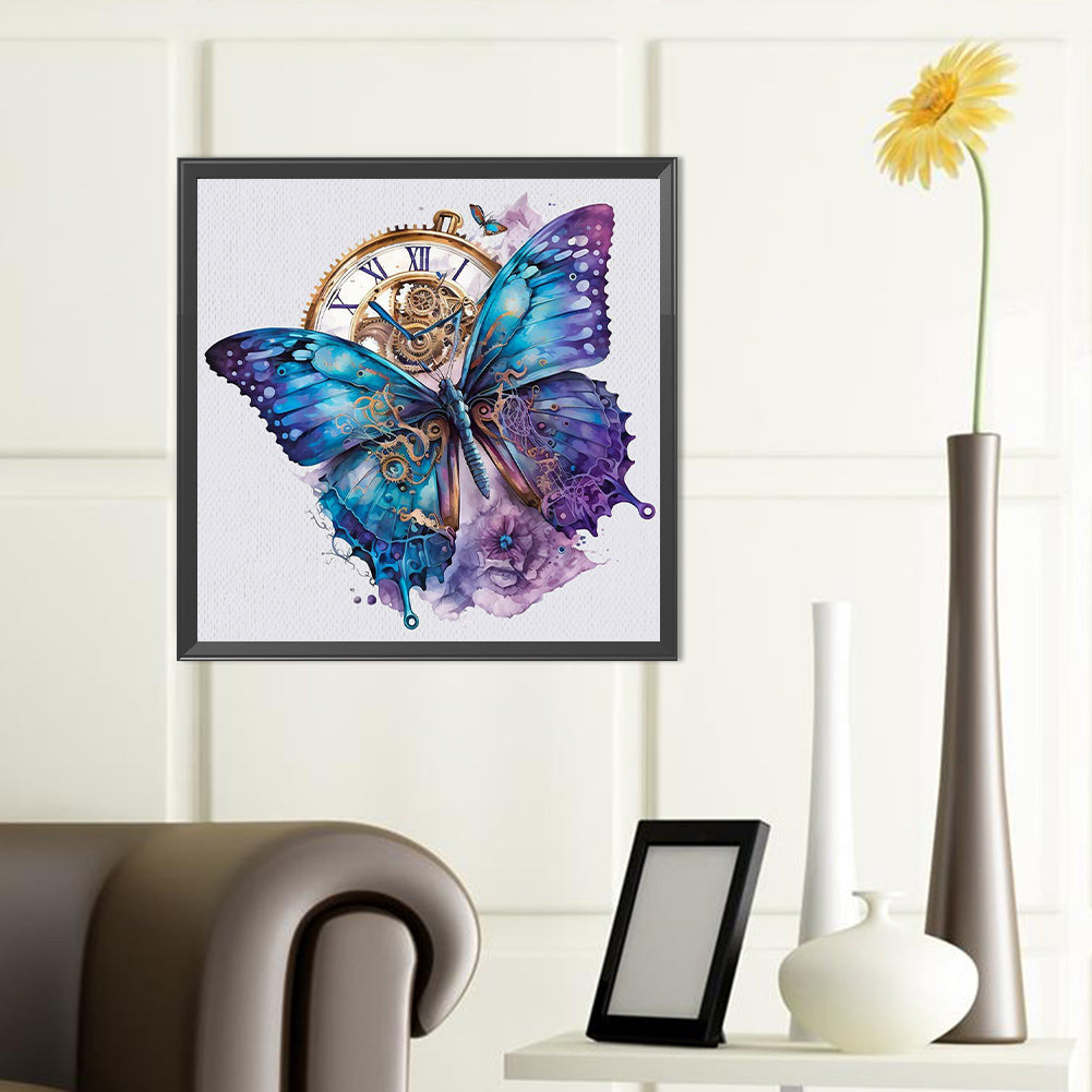 Mechanical Butterfly - Full Round Drill Diamond Painting 40*40CM