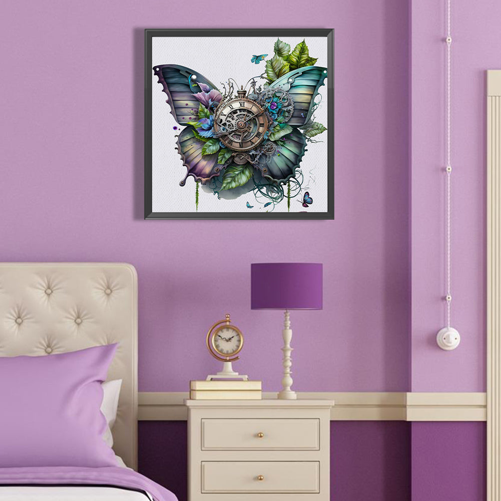 Mechanical Butterfly - Full Round Drill Diamond Painting 40*40CM