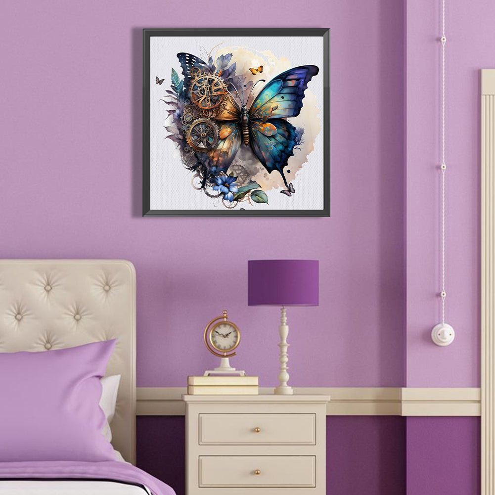 Mechanical Butterfly - Full Round Drill Diamond Painting 40*40CM