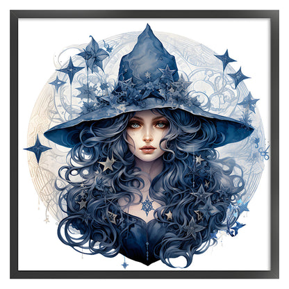 Witch - 11CT Stamped Cross Stitch 60*60CM