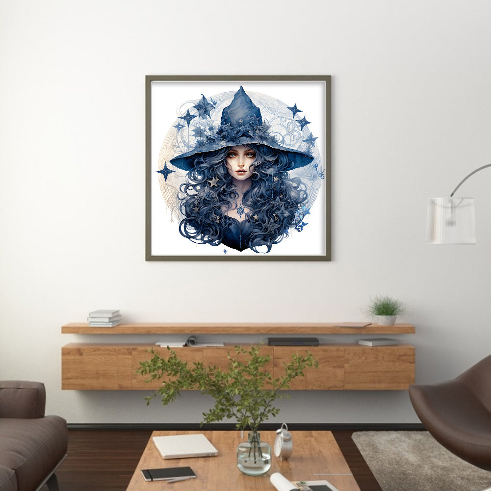 Witch - 11CT Stamped Cross Stitch 60*60CM