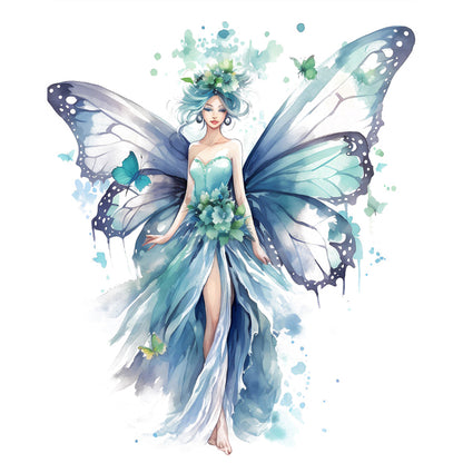 Butterfly Girl - 11CT Stamped Cross Stitch 60*70CM