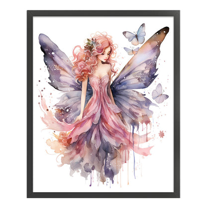 Butterfly Girl - 11CT Stamped Cross Stitch 60*70CM