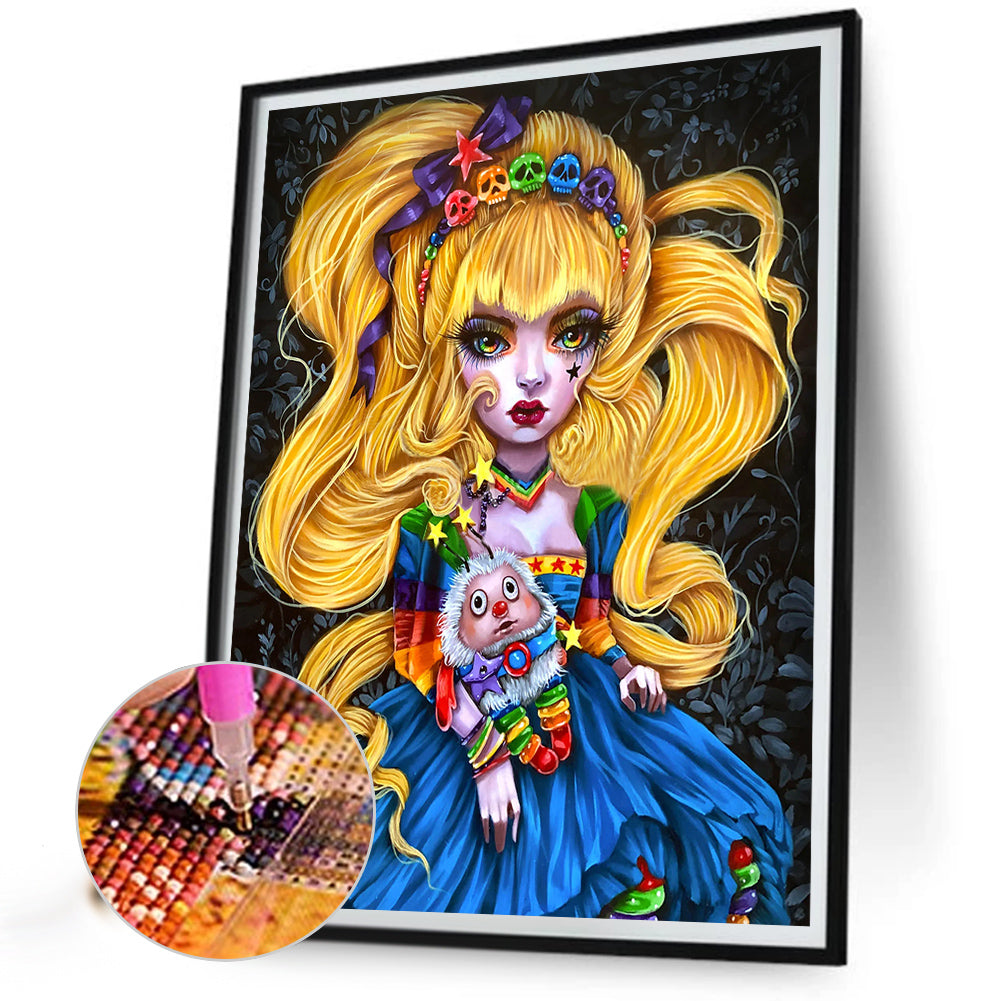 Blonde Girl - Full Round Drill Diamond Painting 40*50CM