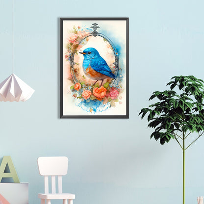 Bluebird - Full Round Drill Diamond Painting 40*60CM