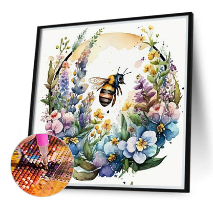 Bee - Full Round Drill Diamond Painting 40*40CM