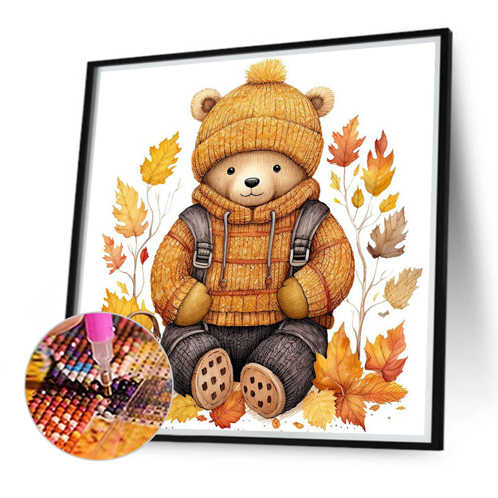 Bear - Full Round Drill Diamond Painting 40*40CM