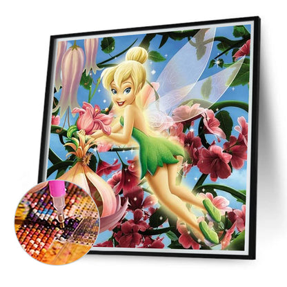 Disney Wonderful Fairy Tinker Bell - Full Round Drill Diamond Painting 40*40CM