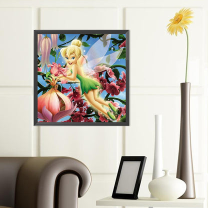 Disney Wonderful Fairy Tinker Bell - Full Round Drill Diamond Painting 40*40CM