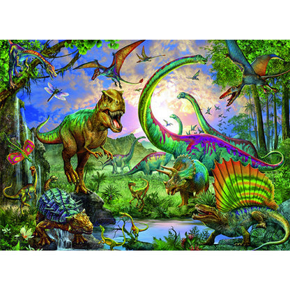 Dinosaur Park - Full Square AB Drill Diamond Painting 55*40CM