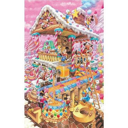 Mickey'S Dream Candy House - Full Round Drill Diamond Painting 30*50CM