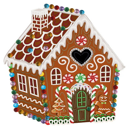 Christmas Cabin - Special Shaped Drill Diamond Painting 40*40CM