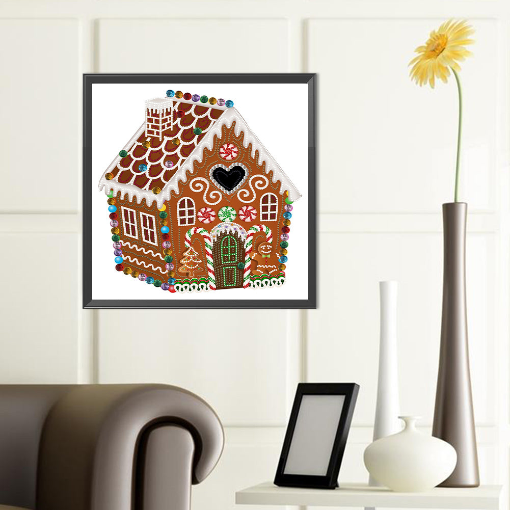 Christmas Cabin - Special Shaped Drill Diamond Painting 40*40CM