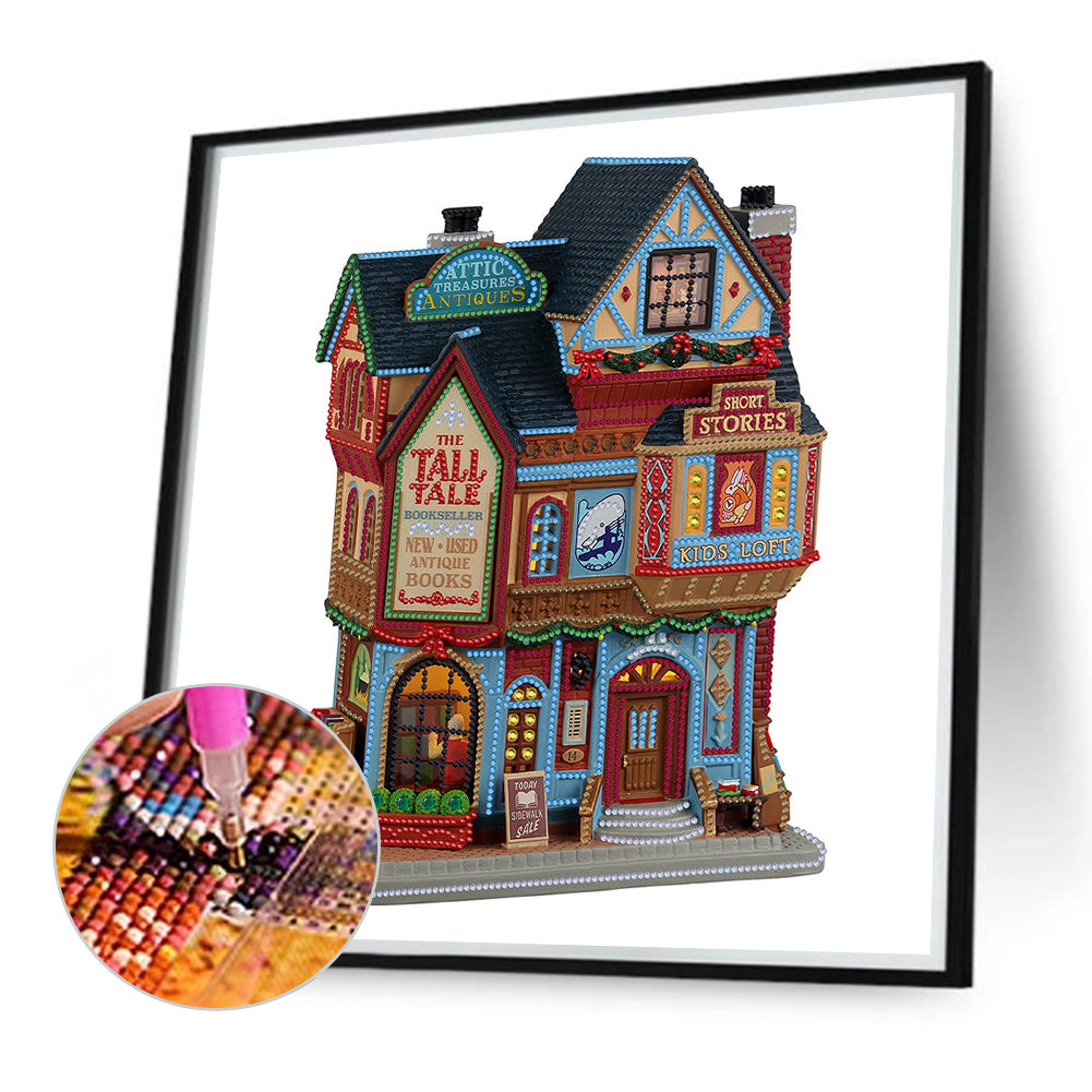 Christmas Cabin - Special Shaped Drill Diamond Painting 40*40CM