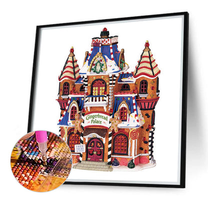 Christmas Cabin - Special Shaped Drill Diamond Painting 40*40CM