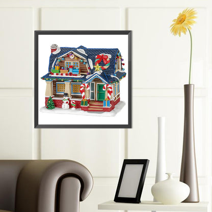 Christmas Cabin - Special Shaped Drill Diamond Painting 40*40CM