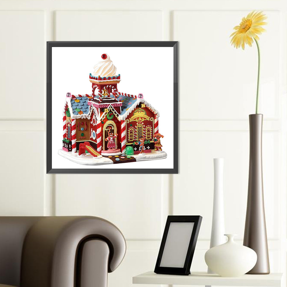 Christmas Cabin - Special Shaped Drill Diamond Painting 40*40CM