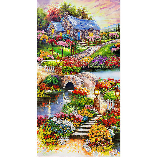 Country Style -   Special Shaped Drill Diamond Painting 45*85CM