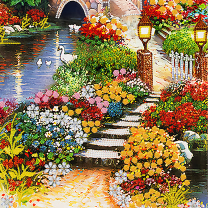 Country Style -   Special Shaped Drill Diamond Painting 45*85CM