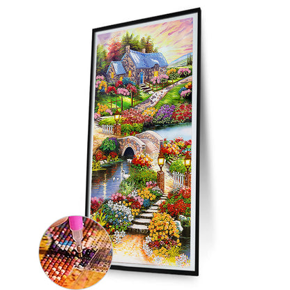 Country Style -   Special Shaped Drill Diamond Painting 45*85CM