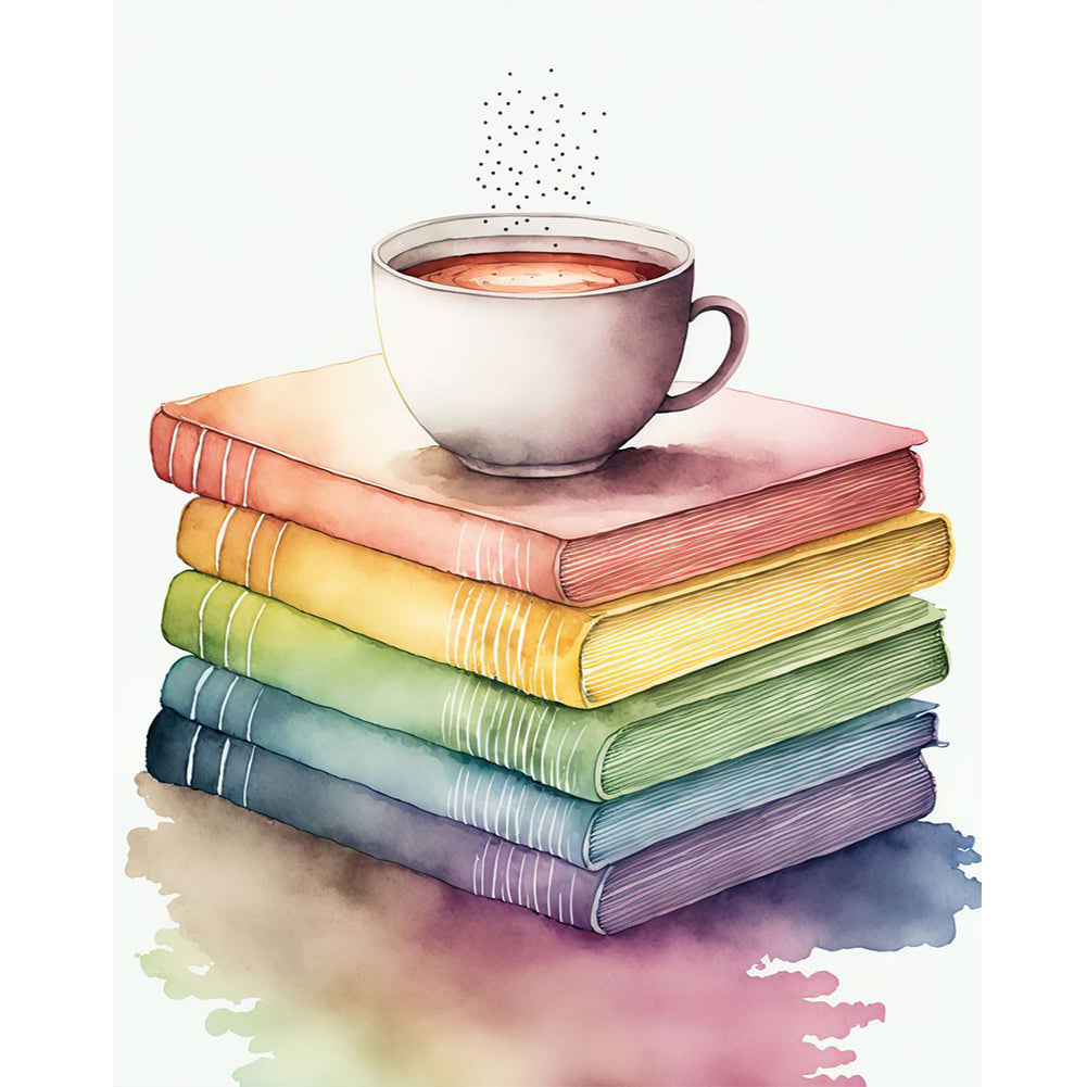 Bookstore Art - Full Round Drill Diamond Painting 40*50CM