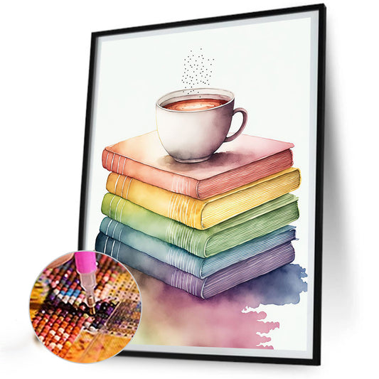 Bookstore Art - Full Round Drill Diamond Painting 40*50CM