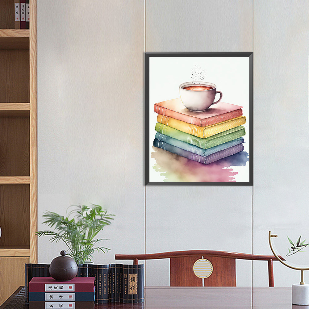 Bookstore Art - Full Round Drill Diamond Painting 40*50CM